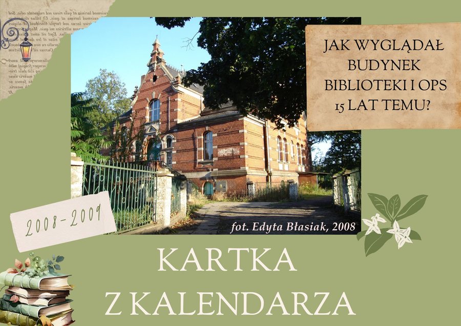 zdjęcie budynku biblioteki sprzed 15 lat