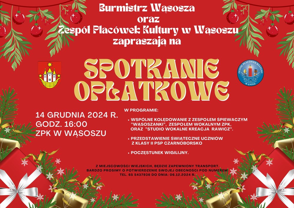 plakat ze szczegółami wydarzenia w ZPK