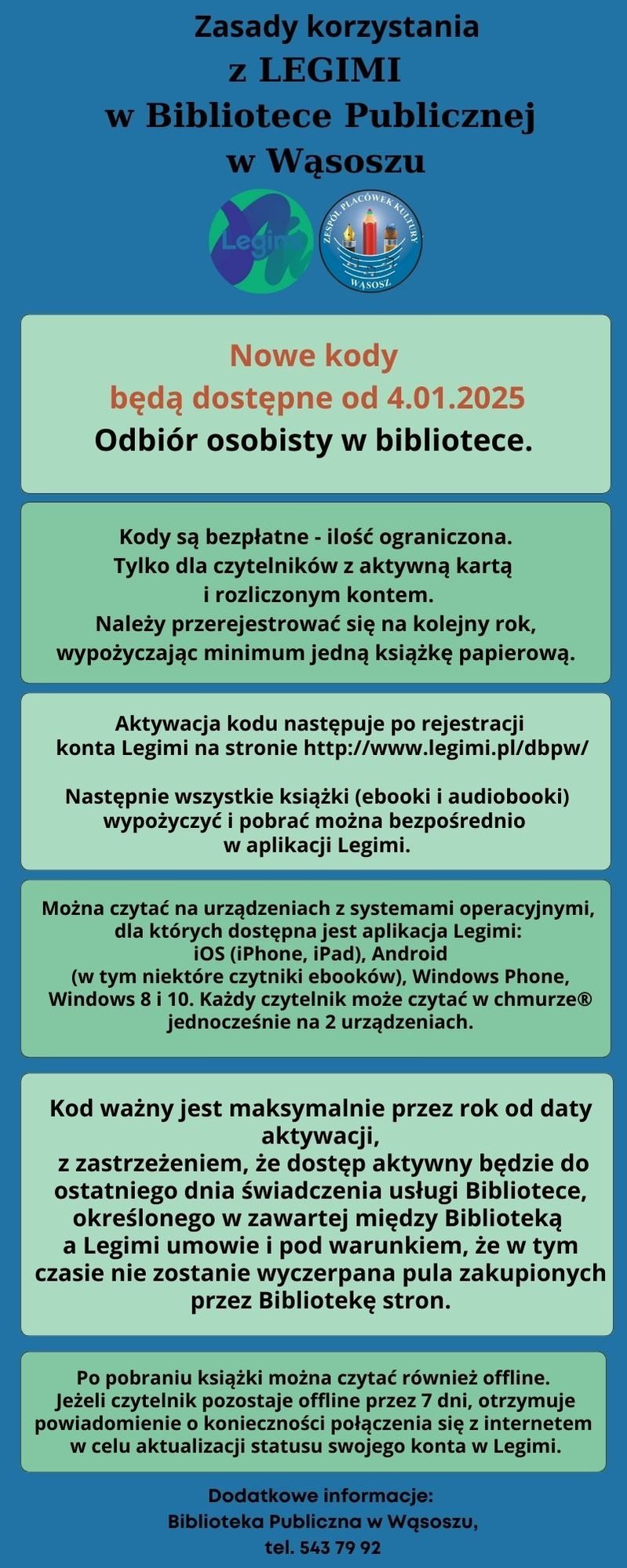 informacja o dostępie do LEGIMI