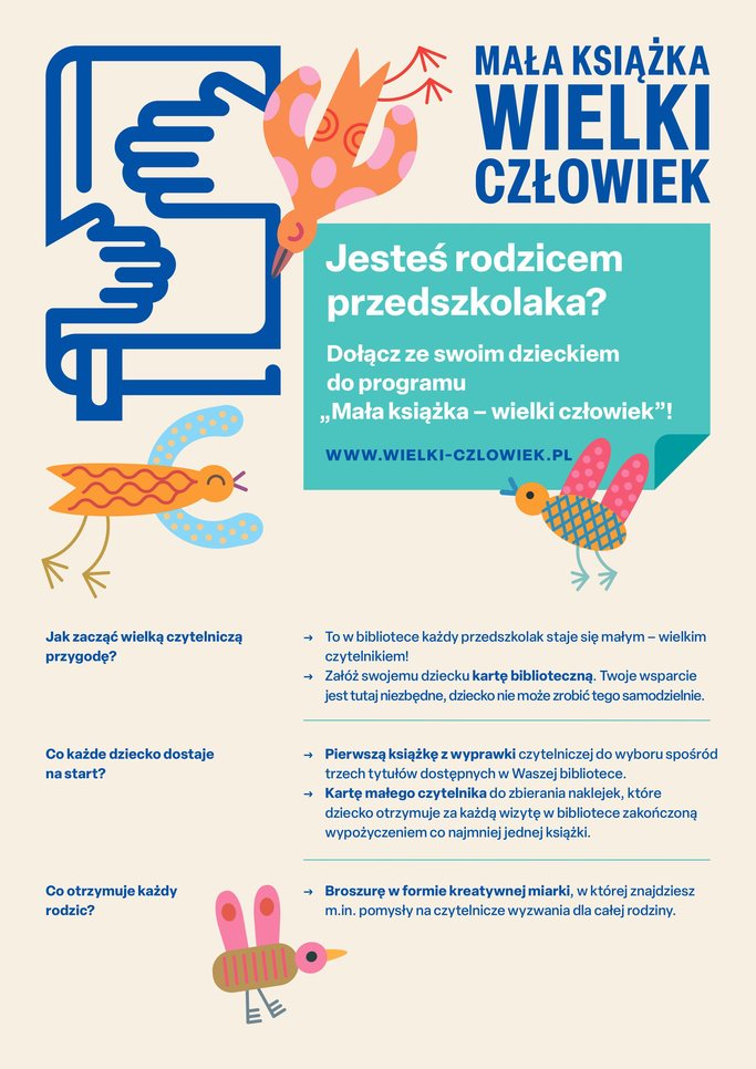 plakat zapraszający do udziału w projekcie