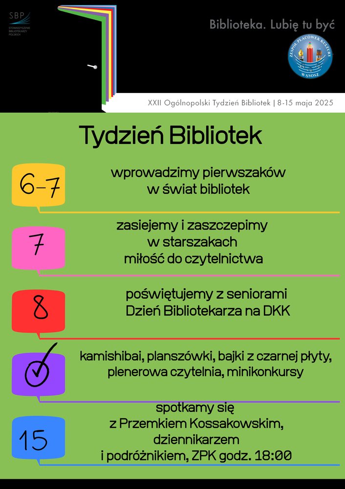 plakat z harmonogramem imprezy