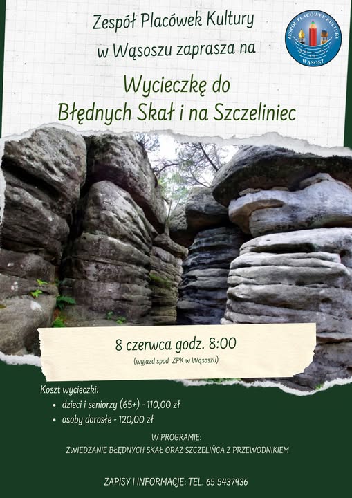 plakat ze szczegółami wycieczki w góry