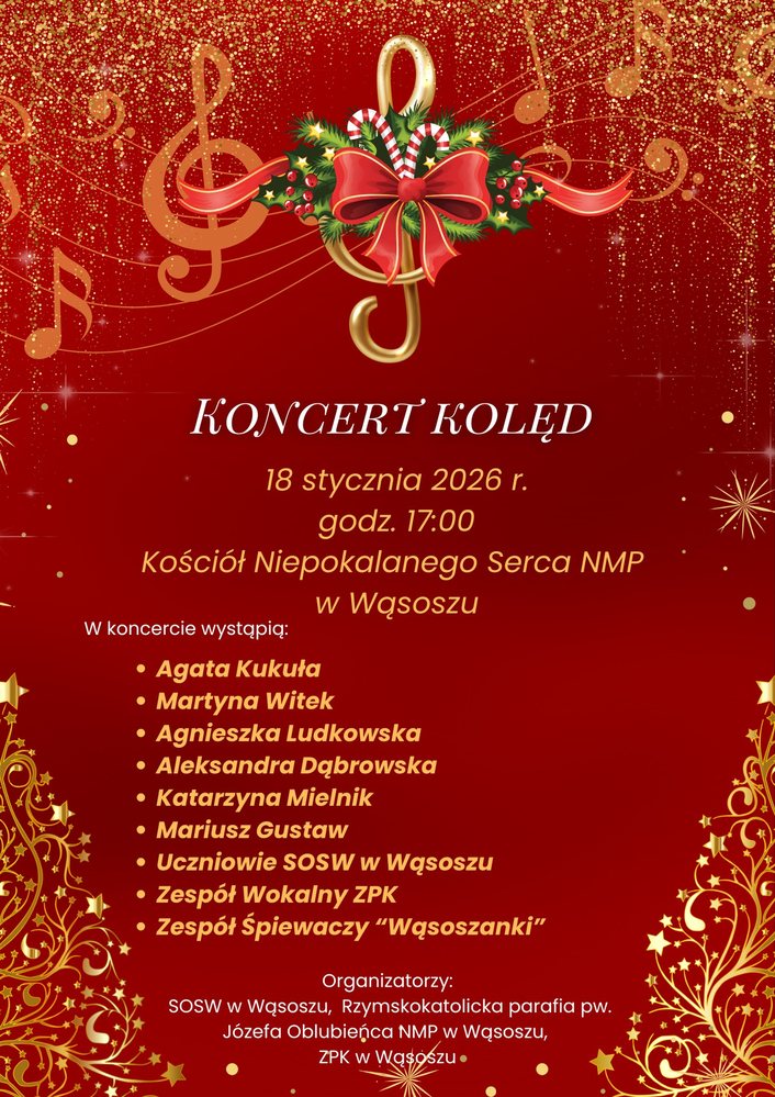 plakat ze szczegółami koncertu