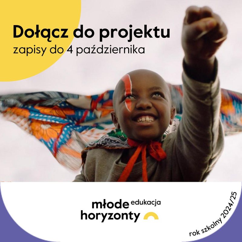 plakat projektu edukacyjnego