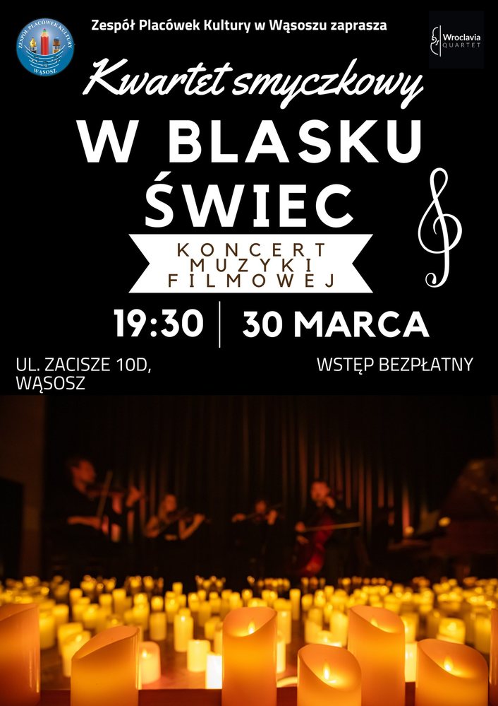 plakat zapraszający na koncert