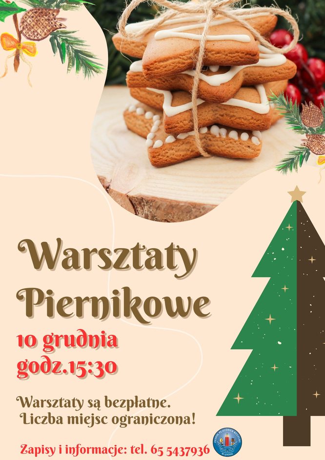 plakat z informacją o zajęciach