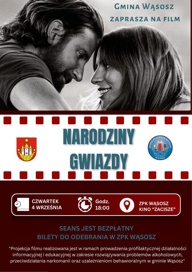 plakat zapraszający na film