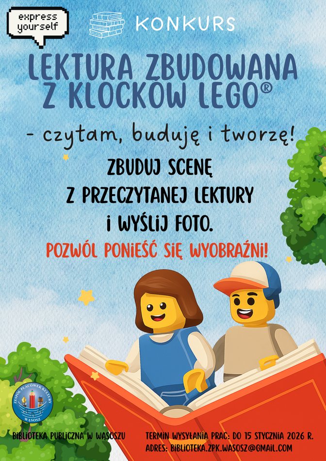 plakat zapraszający do udziału w konkursie